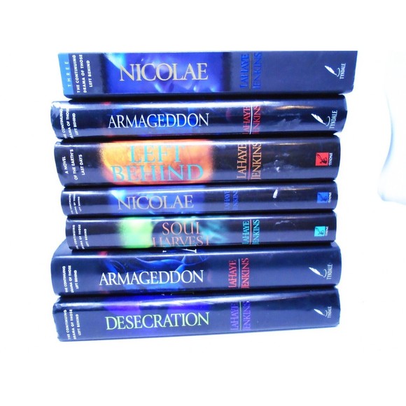 Left Behind Series Tim LaHaye & Jerry B. Jenkins 6 Hardback & 1 Softback - Picture 2 of 10